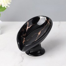 그릇장식장 크리에이티브 골드 세라믹 도금 비누 접시 드레인 랙 욕실 액세서리 화장실 정리 휴, 06 A6