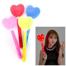 가수 연애인 콘서트 대학 종교 단체 행사 축제 응원 LED하트 야간봉, LED하트봉(레드)