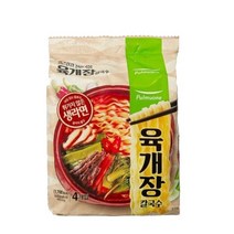 풀무원 생면식감 육개장 칼국수 4입, 120.9gx4개입, 2개