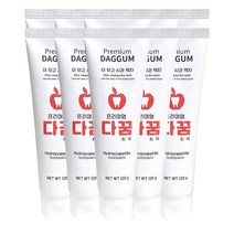다꿈치약 120g 미백 기능성치약 미백치약 잇몸케어치약, 10+1개
