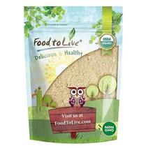Food to Live 유기농 블랙 마카 파우더 0.9kg2파운드 생 그라운드 뿌리, 2 Pound