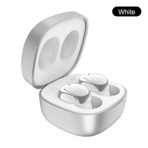 아이폰 삼성용 TWS 블루투스 헤드폰 이어폰 이어버드 무선 헤드셋, White