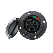 전기 자동차 용 충전 소켓 유형 2 IEC 62169-2 표준 32A 3P EVSE 충전기 Mennekes 커넥터, 16A-1P