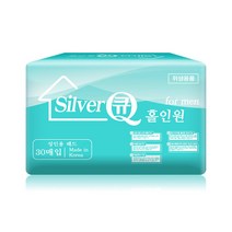 실버큐 홀인원 남성 소변패드 (30매X6팩)