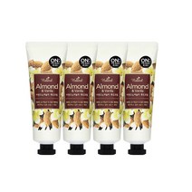 온더바디 더내추럴 아몬드바닐라 핸드크림 50ml 4개, 단품
