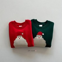 [당일발송]피터패트 구름수염 양기모맨투맨 유아동티셔츠 기모맨투맨티 키즈룩 크리스마스룩 특별한날 겨울아동복