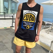 썸머 라운드 루즈핏 나시 민소매 티셔츠 TS18780F