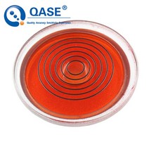 측정 수평 원형 스피릿 레벨 버블 범용 수평 비드 레벨러 불스 아이 플랜지 스타일 직경 44mm 높이 9mm, 01 빨간