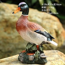 청둥오리 정원 연못용 마당 수경장식 오리인형, 청둥오리 역