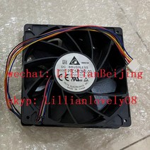 공냉쿨러 14cm 냉각 팬 델타 pfc1412he 12V 9A whatsminer M20s M21S M31s, 6pin connector