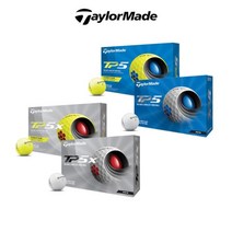 [테일러메이드코리아-정품] 테일러메이드 TP5/TP5x 골프공 골프볼 [5피스/2컬러], TP5-화이트, 1개, 5개