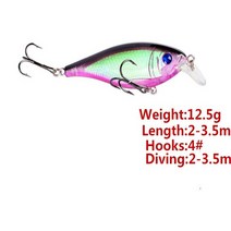 빅 베이트 루어 새로운 3D 눈 큰 움직이는 낚시 미끼 9cm 12.5g 바다 트롤링 미노 일본 Swimbait 미친 크랭, 08 H