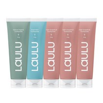 [라울루] 자몽향 잇몸 불소 치약 데일리 세트 120g (자몽3+민트1+오리지날1), 1세트
