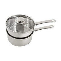 EXCELSTEEL 389148 엑셀 스틸 3피스 보일러 2.5쿼트 스테인리스, 단일사이즈