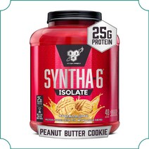 BSN 신타6 아이솔레이트 유청 프로틴 파우더 1.82kg 초콜릿 피넛 버터 25g 단백질 헬스 보조제 분말