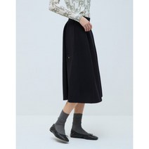 [헤지스레이디스] [헤지스 여성] [22FW] HSSK2D931N2 네이비 포켓배색 울혼방