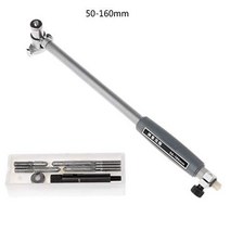 게이지50-160mm 내경 보어 게이지 측정로드 + 프로브 (표시기 없음) 액서리 내경 게이지 0-10mm 다이얼 표, 04 50-160mm