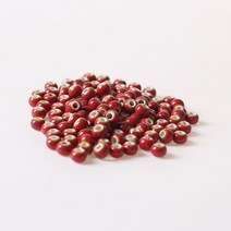 100 PCS 6mm 8mm 라운드 세라믹 비즈 DIY 구멍 수제 도자기 보석 만들기위한 10 가지 색상, [02] 8mm, [08] 8