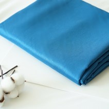 패브릭몰 샤틴슬라브 고급공단 양면원단 의류 곱창밴드 스크런치 배경천, 딥블루