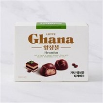 [메가마트]롯데 가나 앙상블 티라미수 초콜릿 68g, 5개