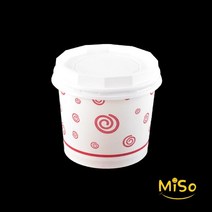 350종이컵 골뱅이 디저트종이용기 떡볶이용기 디저트종이컵 컵밥컵 컵밥포장용기 컵밥용기 350cc 일회용밥그릇 1000세트, 350골뱅이＋백색(PLA)뚜껑