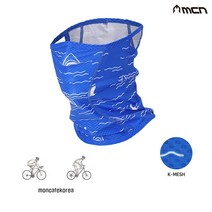 MCN K 매쉬 안면마스크, 코발트 블루 죠스