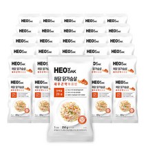 허닭 [본사당일출고] 닭가슴살 새우곤약볶음밥 250g (1팩 당 335kcal), 30개