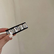 【머리핀】스타 도트 다이아몬드 박힌 패브릭 머리핀 한국어 성격 패션 기질 머리핀 가을과 겨울 모든 일치 인터넷 연예인 헤어 액세서리