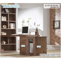 삼나무 컴퓨터책상 본체통 서랍장 책장 원룸 조립형 게임용 노트북 자취생, 워시화이트
