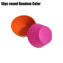 식빵틀 빵틀 베이킹 도구 툴 재사용 가능한 실리콘 베이킹 라이너 7cm 10 개 라운드 스퀘어 오각형 하트