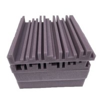 실내방음벽 가정용 아파트 방음벽 차음재 차음판 1224pcs 25x25x5cm KTV 소음 흡수 폼 타일 웨지 스튜디오 어쿠스틱 패널 사운드 방음 벽, 24 PCS, 보라색