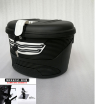 자전거 장바구니 접이식 스쿠터 방수 범용 킥보드 배달 부업 장바구니, 흑백+접이식 킥보드 전용 부품, .