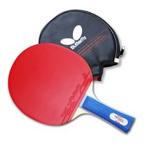 버터플라이 탁구 쉐이크 양면 라켓+가방, TBC201