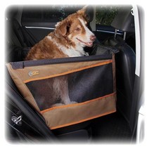 K&H PET PRODUCTS 버클 앤 고 애완동물 자동차 시트 그레이 라지 53.3 X 48.2 X 48.2cm(21 X 19 X 19인치), Large 21 X 19 X 19 Inches_Tan, Tan_Large 21 X 19 X 19 Inches