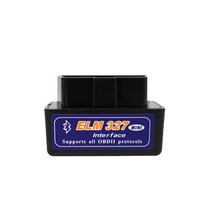 자동차 차량 스캐너 진단기 미니 블루투스 ELM327 V2.1 V1.5 자동 OBD 코드 리더 도구 진단 안드로이드 OBDII 프로토콜 슈퍼 엘름 327, [04] Black V1.5