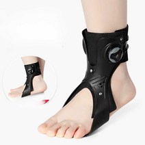발목 보조기 발처침 족하수 발끌림 풋드랍 깁스신발, 노브 블랙 스탠다드 모델 (왼발) XL