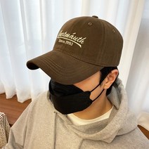 크군 남녀공용 데일리 레터링 자수 볼캡모자 4종