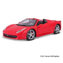 1/24 페라리 488 피스타 다이캐스트 자동차, 8 458 SPIDER