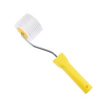 2 인치 스파이크 스크리딩 컴파운드 롤러 라텍스 바닥 셀프 레벨링 스크리드 PE 12Mm 치아 높이, 01 Light yellow