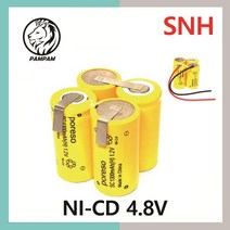 니켈카드뮴 NI-CD SC Poreso 4.8V 1500mAh VC-H22 VC-H20 충전지 건전지 배터리, 1개