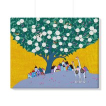 [인메이블] 두요 김민정 국내 작가 48종 캔버스 액자 1~23번 아크릴 유화 꽃 그림 아트 프린팅 거실 인테리어, 16.[I]꽃처럼 아름다운 행복, 캔버스액자, 중형 12호[50x60.6cm]