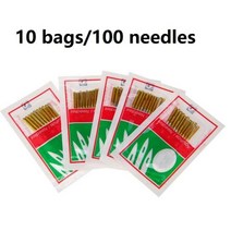 가정용미싱 내구성 피스 두 번째 홈 재봉틀 바늘 bro janome juki 가수 및 오래된 재봉틀용, NO 9 70(100pcs)