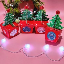 [소유선물가게] 크리스마스 트리 간식선물세트_성탄절 어린이집 유치원 교회 학교 단체 행사 구디백 생일 선물, 기본