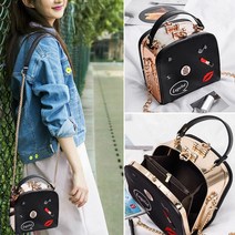 이브닝백 자수 레트로 기질 숄더 메신저백 체인 패션 클러치백 레더 클러치