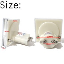 85C1 0-50mA 1mA DC 아날로그 패널 암페어 전류 미터 화이트 64*56mm, 06 0-30mA
