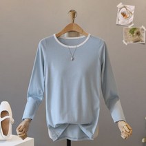 모노시크 마테카 랍빠 배색 베이직 티셔츠 MNTE383