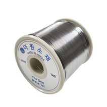 더원소재 0.8mm~2.0mm 솔더와이어 유연실납 1kg, RS60-1.2mm