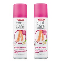 티타니아 발 스프레이 200ml x 2-발냄새 Titania Foot Spray 2-Foot Deodorant, 1set