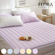 [플로라] 시어서커 리플 밴딩 패드 SS, 그레이