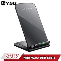 무선충전기 40W Fast Qi Wireless Charger Stand For iPhone 13 12 11 Pro Max 8 Plus Xiaomi Samsung S8 C, 09 10W Black, 1개